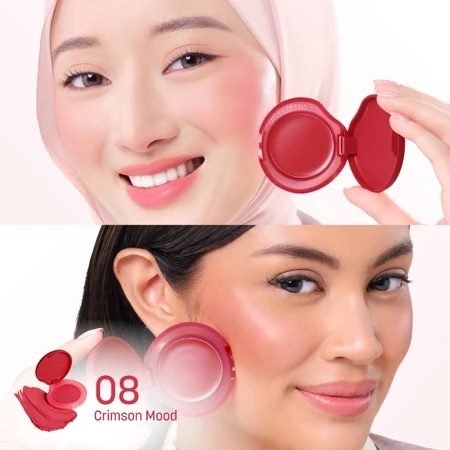 WARDAH Cream Blush - 08 Crimson Mood