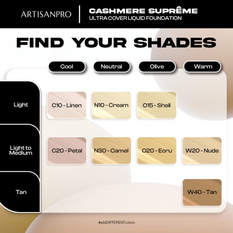 ARTISANPRO Foundation 10ml - C20 Petal