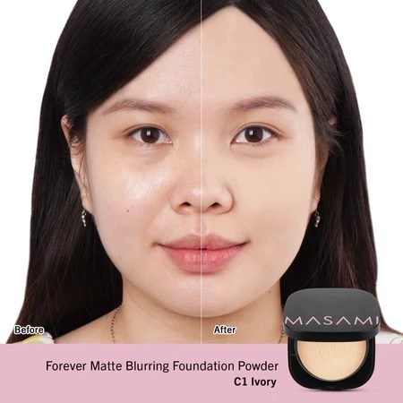 MASAMI Matte Foundation Powder - Ivory