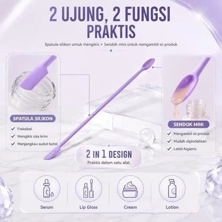 Silicone Spatula - Ungu