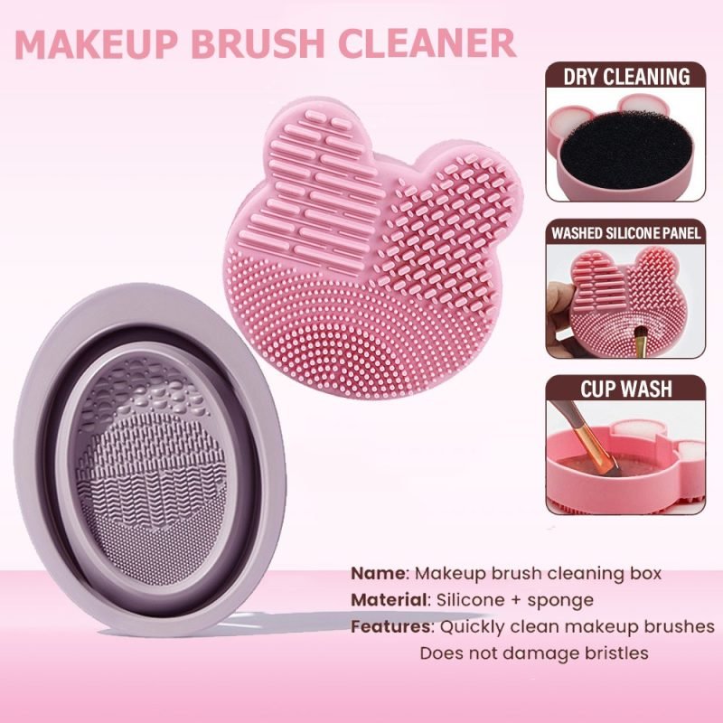 Brush Cleaner Silicone - Pink