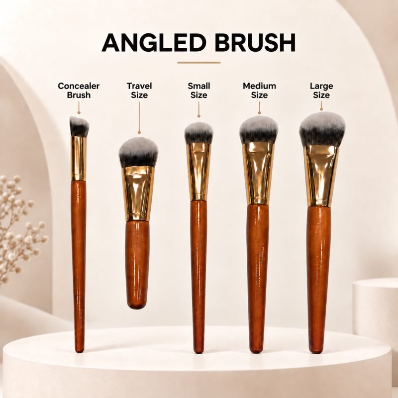 Angled Brush Orange - Travel