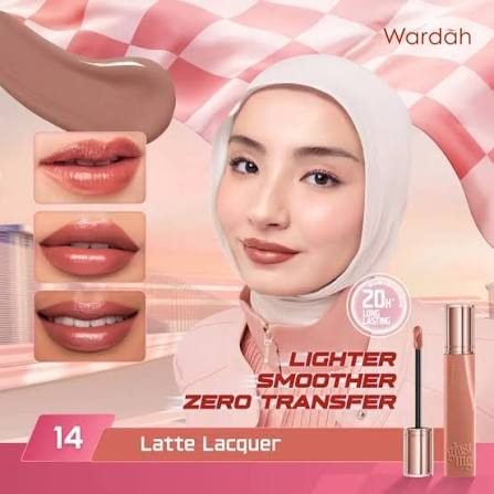 Wardah Glasting - 14 Latte Lacquer