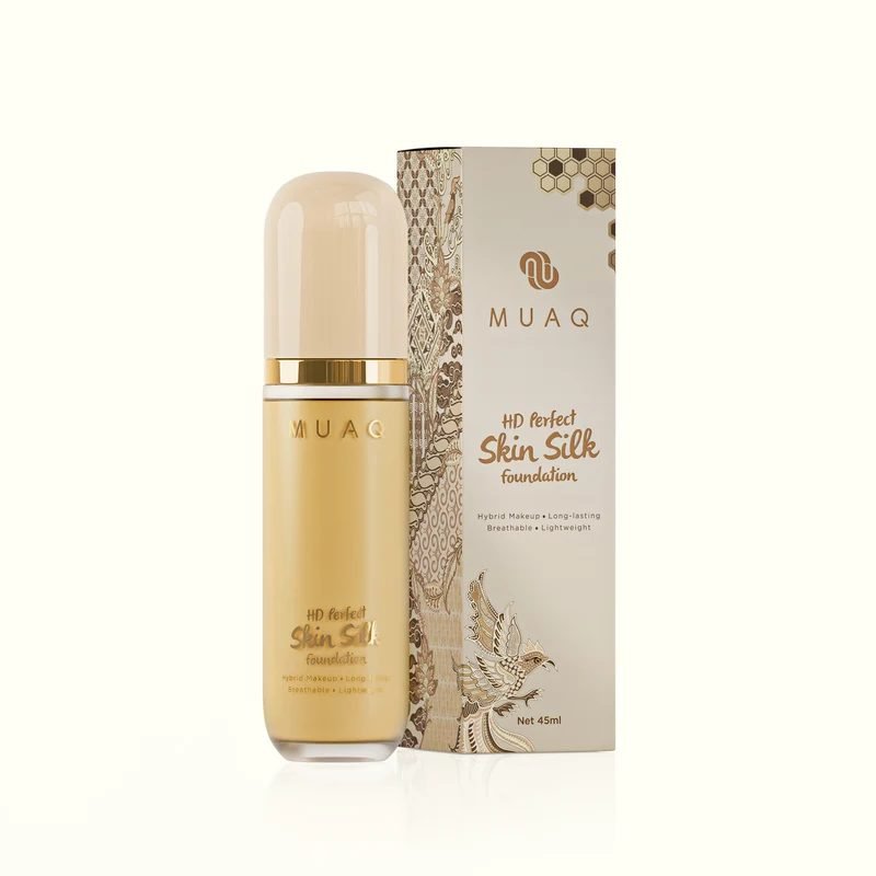 MUAQ Silk Foundation 45ml - Bali