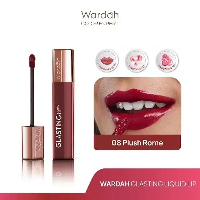 Wardah Glasting - 08 Plush Pome