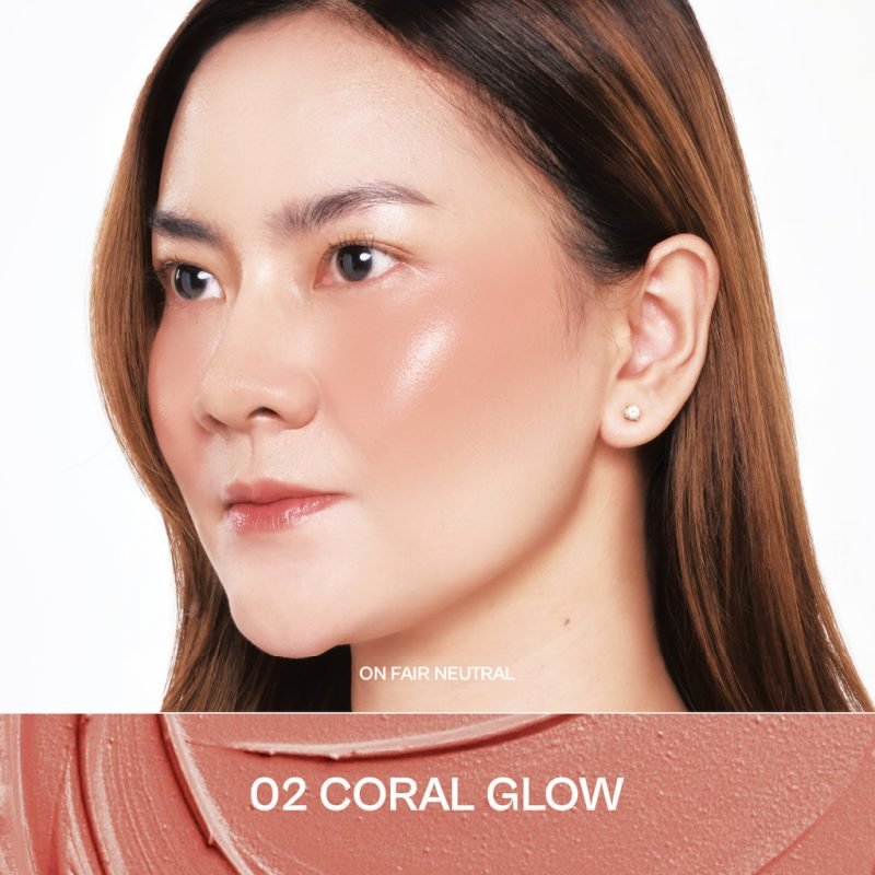 HAQUHARA Cream Blush - 02 Coral Glow