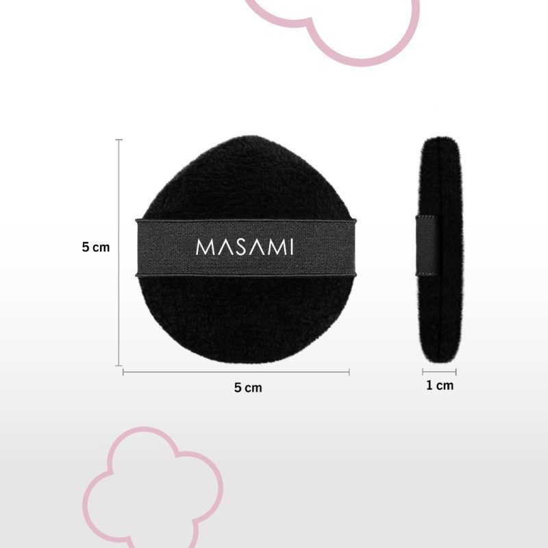 MASAMI 50x10mm Precision Cuttonpuff Black