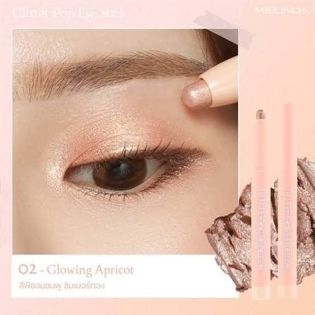 MELINDA Eyeshadow Stick - 02 Glowing Appricot
