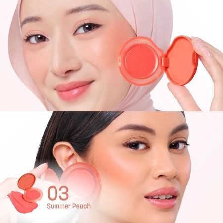 WARDAH Cream Blush - 03 Summer Peach