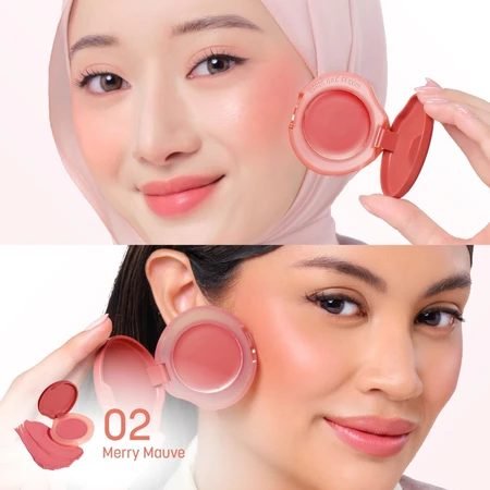 WARDAH Cream Blush - 02 Merry Mauve