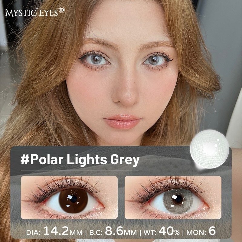 MYSTIC EYES Softlens - Polar Gray