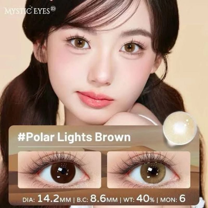 MYSTIC EYES Softlens - Polar Brown