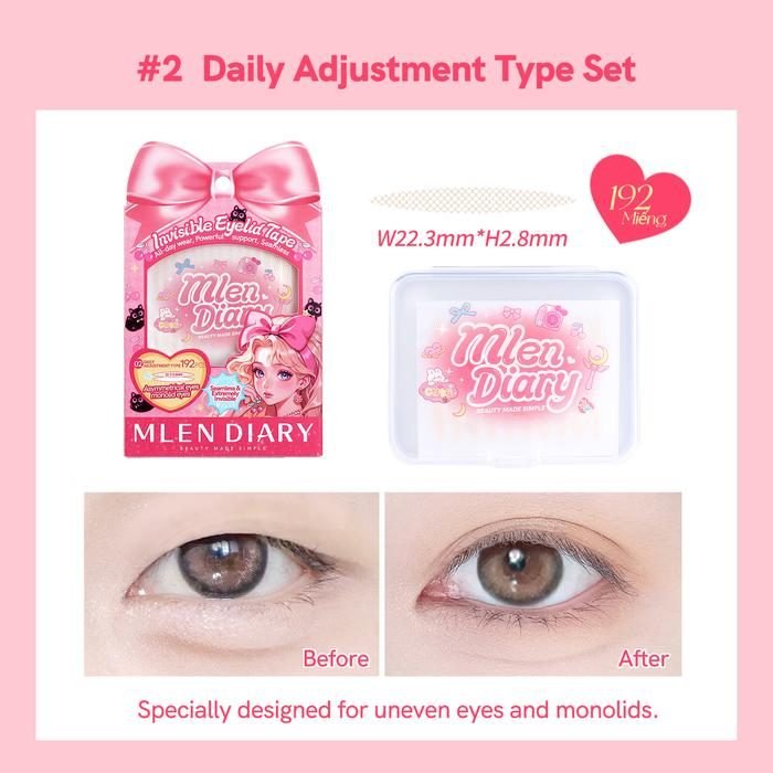 MLEN DIARY Eyelid Tape - pink