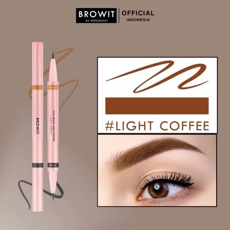 BROWIT Duo Brow Eyeliner - Light Coffee